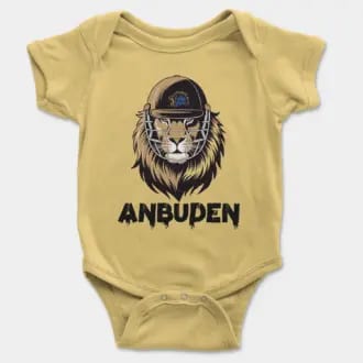 Anbuden Short Sleeve Baby Onesie in Butter Color