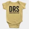 Drs - Dhoni Review System Short Sleeve Baby Onesie in Butter Color