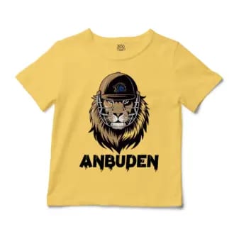 Anbuden Unisex Toddler T-Shirt in Butter Color