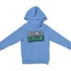 Boomer Uncle Unisex Youth Hoodie in Carolina Blue Color