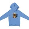 Inniki Plan - Beer Unisex Youth Hoodie in Carolina Blue Color