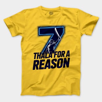 Thala For A Reason Men/Unisex T-Shirt in Daisy Color