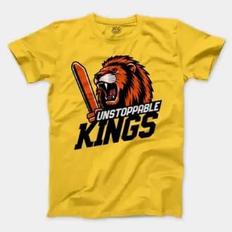 Unstoppable Kings Men/Unisex T-Shirt in Daisy Color
