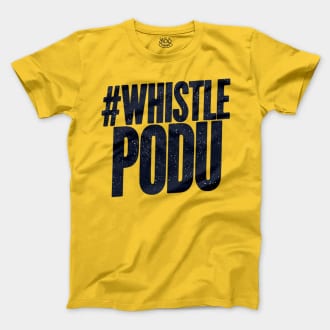 #Whistle Podu Men/Unisex T-Shirt in Daisy Color