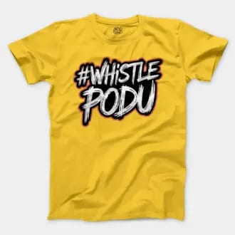 #Whistle Podu Men/Unisex T-Shirt in Daisy Color