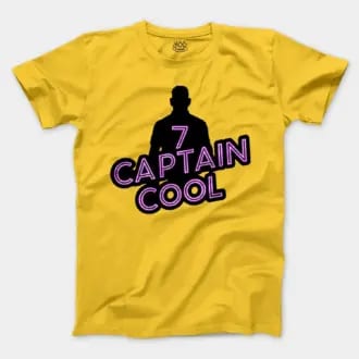 Captain Cool Men/Unisex T-Shirt in Daisy Color