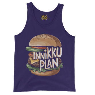 Innikki Plan - Burger Men/Unisex Tank Top in Grape Color