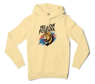 Yellow Fever Men/Unisex Hoodie in Light Yellow Color