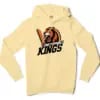 Unstoppable Kings Men/Unisex Hoodie in Light Yellow Color