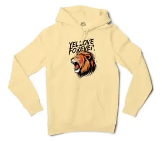 Yellove Fever Men/Unisex Hoodie in Light Yellow Color