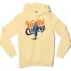 Vaathi Coming Men/Unisex Hoodie in Light Yellow Color
