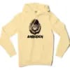 Anbuden Men/Unisex Hoodie in Light Yellow Color