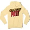 Definitely Not 1 Men/Unisex Hoodie in Light Yellow Color