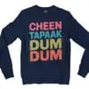 Cheen Tapaak Dum Dum Men/Unisex Long Sleeve T-Shirt in Navy Color