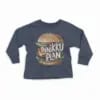 Innikki Plan - Burger Youth Unisex Sweatshirt in Navy Color