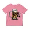 Inniki Plan - Beer Unisex Toddler T-Shirt in Pink Color