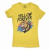 Yellow Fever Women's T-Shirt in Solid Vibrant Yellow Color