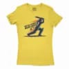 Not All Heroes Wear Capes, Some Wear No. 7 Women's T-Shirt in Solid Vibrant Yellow Color