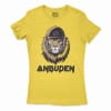 Anbuden Women's T-Shirt in Solid Vibrant Yellow Color