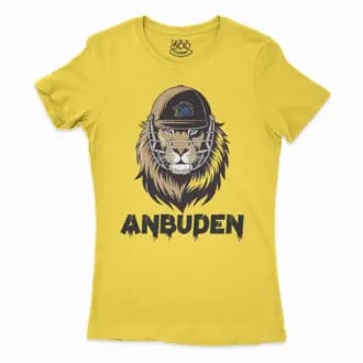 Anbuden Women's T-Shirt in Solid Vibrant Yellow Color