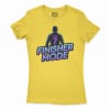 Finisher Mode Women's T-Shirt in Solid Vibrant Yellow Color