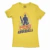 Msd - Perra Kettale Summa Adhirudhilla Women's T-Shirt in Solid Vibrant Yellow Color