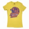 Singham Singla Dham Varum Women's T-Shirt in Solid Vibrant Yellow Color