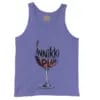 Innikki Plan - Wine Men/Unisex Tank Top in Violet Color