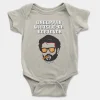 Ungoppan Whistle Ah Kaetavan Short Sleeve Baby Onesie in Ash Color