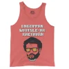 Ungoppan Whistle Ah Kaetavan Men/Unisex Tank Top in Bright Salmon Color