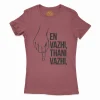 En Vazhi, Thani Vazhi (Black) Women's T-Shirt in Cardinal Color