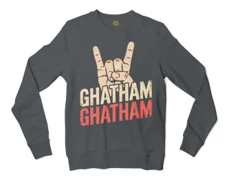 Ghatham Ghatham Men/Unisex Long Sleeve T-Shirt in Dark Heather Color
