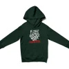 If Only I Could Replace Water With Quarter Unisex Youth Hoodie in Forest Green Color