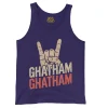 Ghatham Ghatham Men/Unisex Tank Top in Grape Color