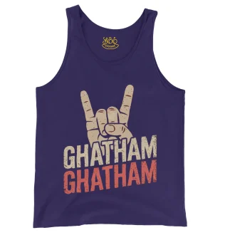 Ghatham Ghatham Men/Unisex Tank Top in Grape Color