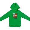 Oru Gentleman Ah Paathuthu Kekkara Kelviyaa Da Idhu Unisex Youth Hoodie in Irish Green Color