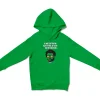 Ungoppan Whistle Ah Kaetavan Unisex Youth Hoodie in Irish Green Color