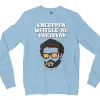 Ungoppan Whistle Ah Kaetavan Men/Unisex Long Sleeve Sweatshirt in Light Blue Color