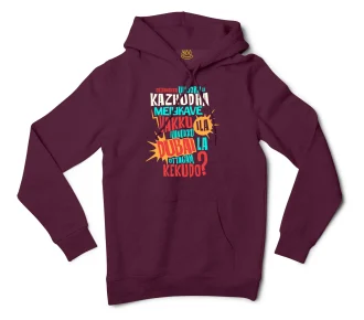 Orthanukku Ullooru La Kazhudha Meiykave Vakku Ila Men/Unisex Hoodie in Maroon Color