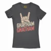 Ghatham Ghatham Women's T-Shirt in Solid Black Color