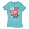Oru Gentleman Ah Paathuthu Kekkara Kelviyaa Da Idhu Women's T-Shirt in Solid Cancun Color