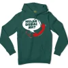 Hello Dubai Ah? Men/Unisex Hoodie in Alpine Green Color