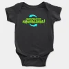 Marupadiyum Modhalenda! Short Sleeve Baby Onesie in Black Color