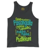 Enna Madri Pasangala Paaththa Pudikkaadhu Men/Unisex Tank Top in Black Color