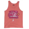 Neenga Shut Up Pannunga Men/Unisex Tank Top in Bright Salmon Color