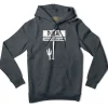 Dubai Kuruku Sandhu Men/Unisex Hoodie in Charcoal Heather Color