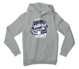 Peasama Poriya Ila Vaaikula Kathiya Vitu Aatava Men/Unisex Hoodie in Grey Heather Color