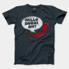 Hello Dubai Ah? Men/Unisex T-Shirt in Heather Navy Color