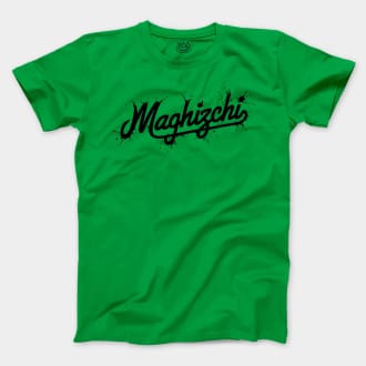 Maghizchi (Black) Men/Unisex T-Shirt in Irish Green Color