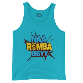 Naa Romba Bisyy Men/Unisex Tank Top in Lagoon Color